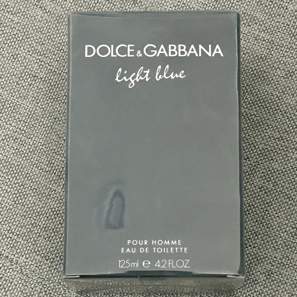 Dolce & Gabbana Light Blue Pour Homme Eau de Toilette 4.2 fl oz Sealed B…